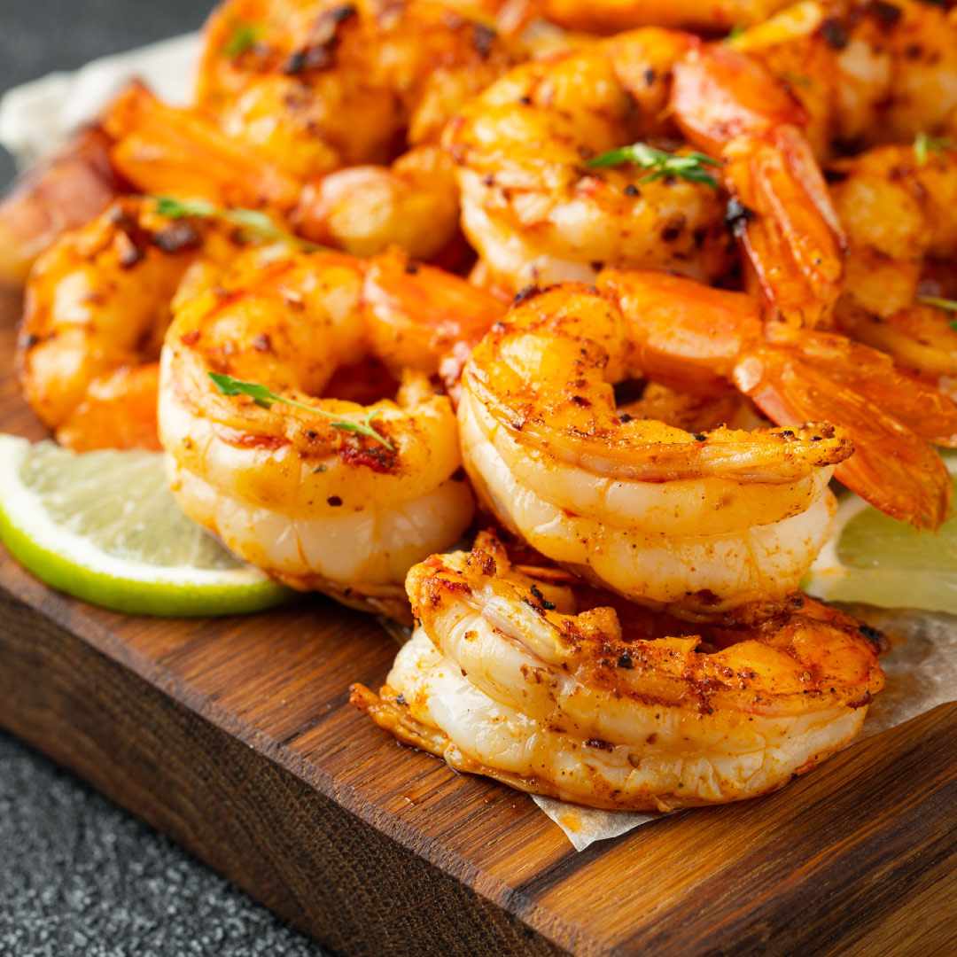 Prawns | Cleaned, Deveined & Tail-On | 800g