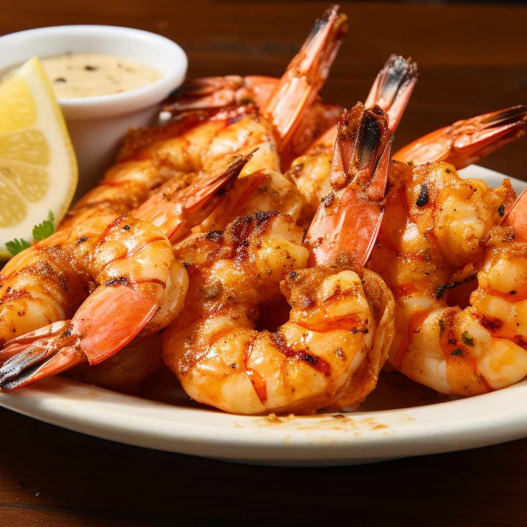 Jumbo Prawns | Cleaned, Deveined & Tail-On | 400g