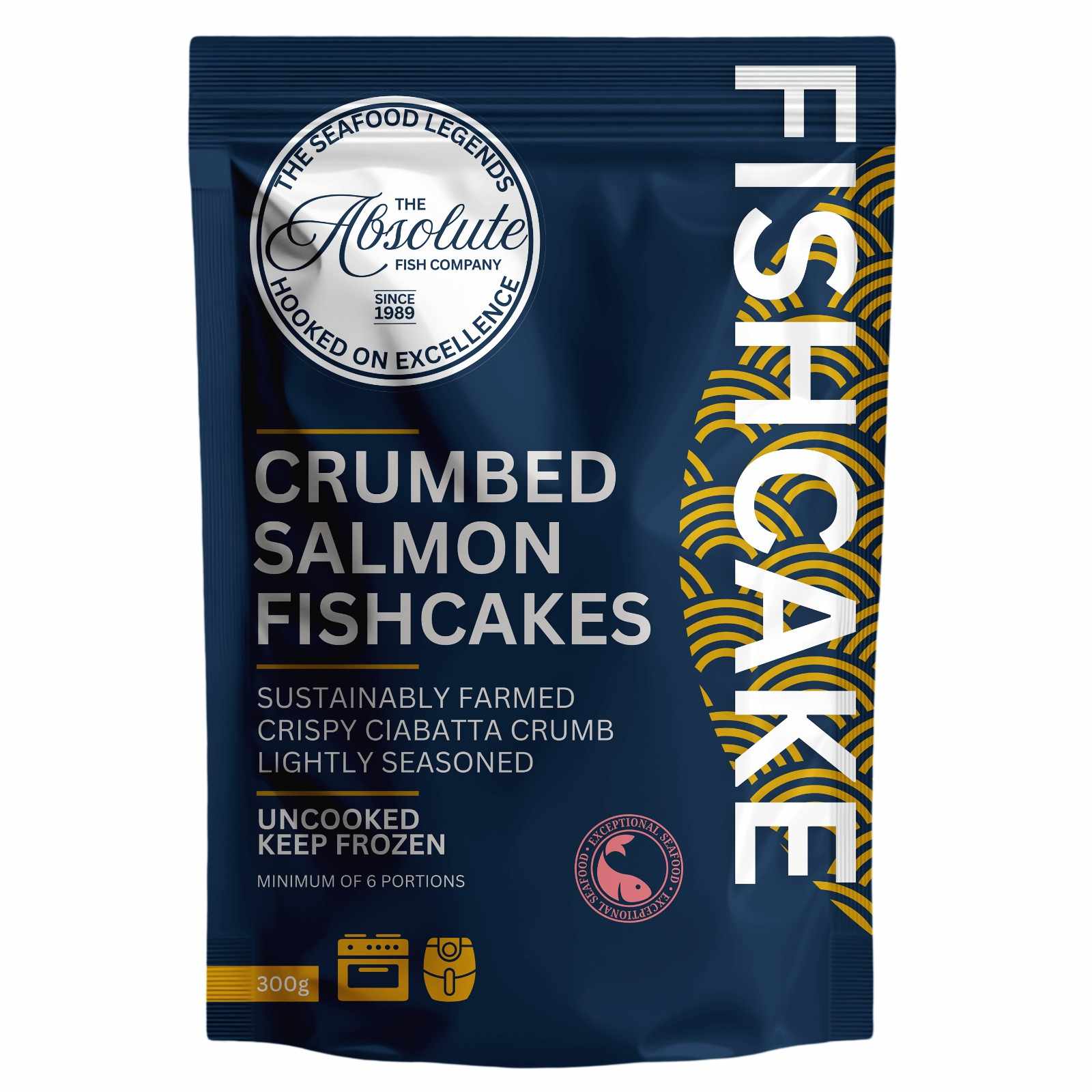 Crumbed Salmon Fishcakes | 600g