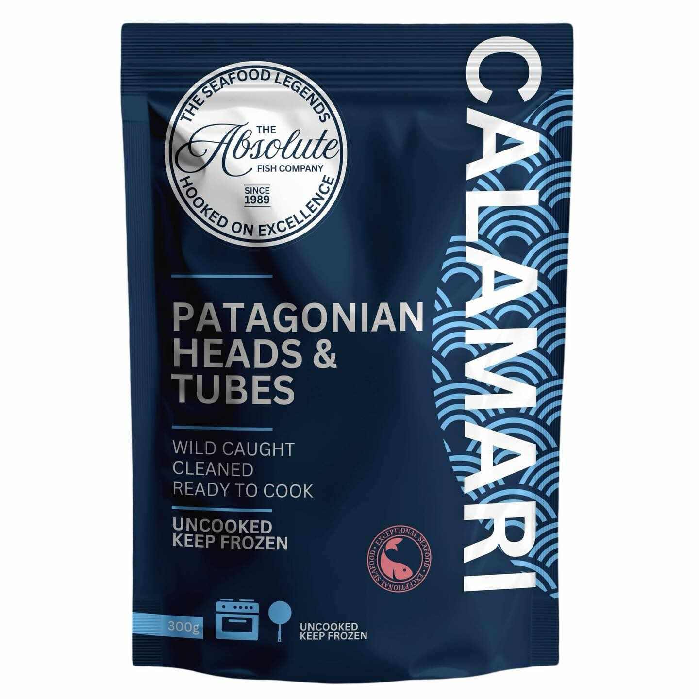 Calamari | Patagonian Heads & Tubes | 300g