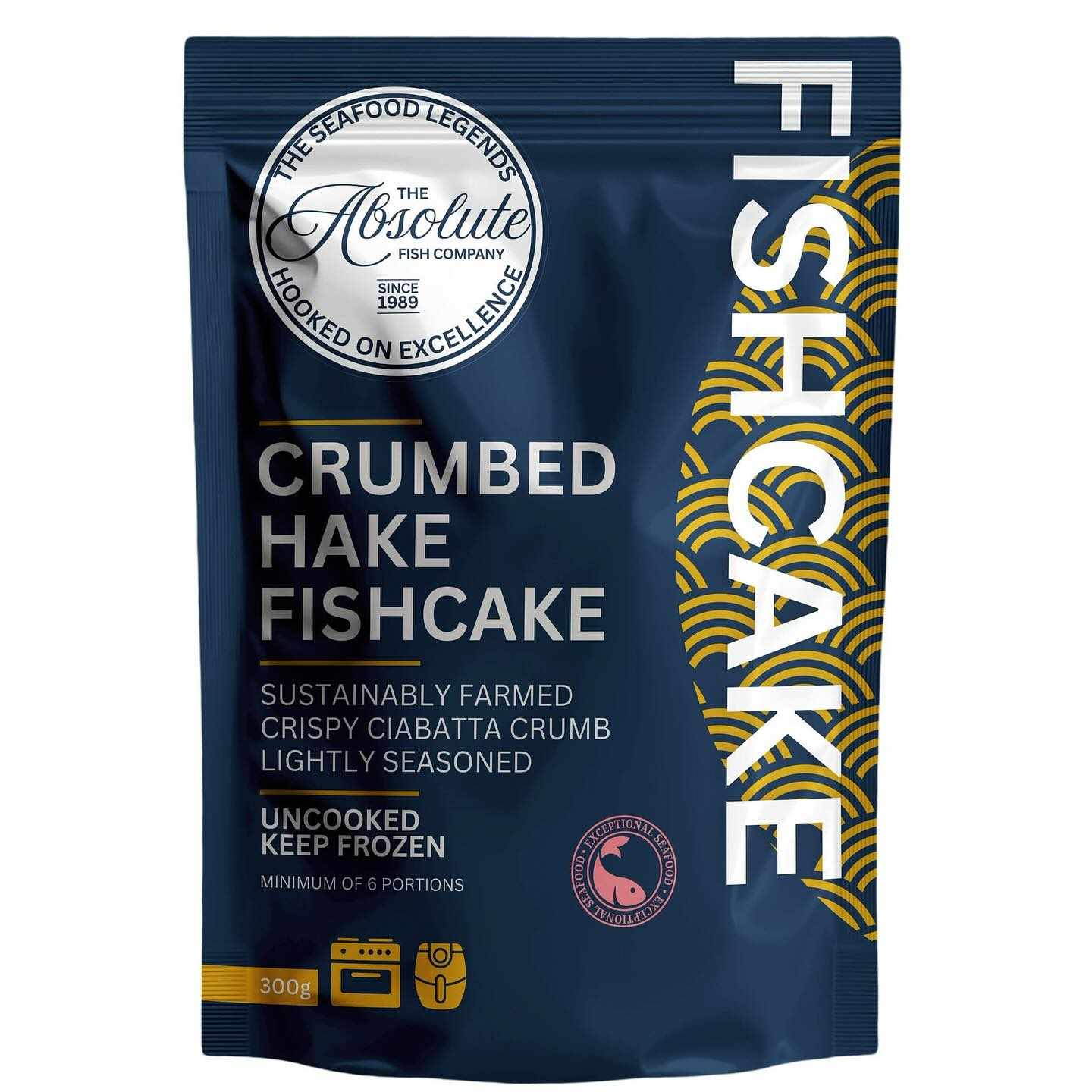 Crumbed Hake Fishcake | 600g