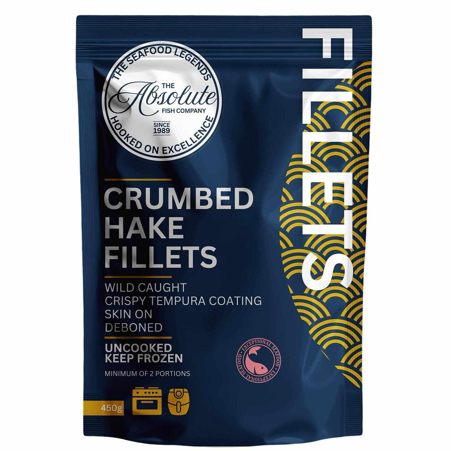 Crumbed Hake Fillets | 450g