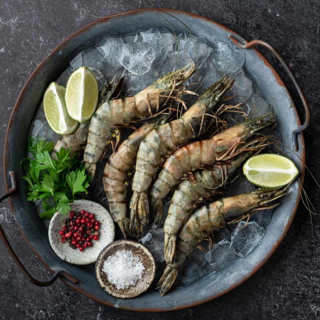 Black Tiger Prawns | Extra Large | 800g